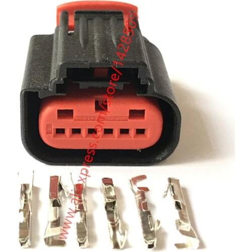 5 Sets 6 Pin Accelerator Pedal Position Sensor Throttle Pedal Automobile Connector For FORD GM 1438153-5