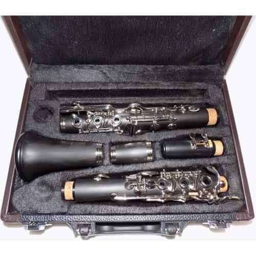 Bakelite Clarinet Wind Instruments 26 keys Clarinets German System with ABS case Cleaning Cloth Reeds