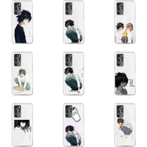 Death Note L·Lawliet Phone Case For Huawei P40 P30 P20 Mate Honor 10i 30 20 i 10 40 8x 9x Pro Lite Transparent Cover