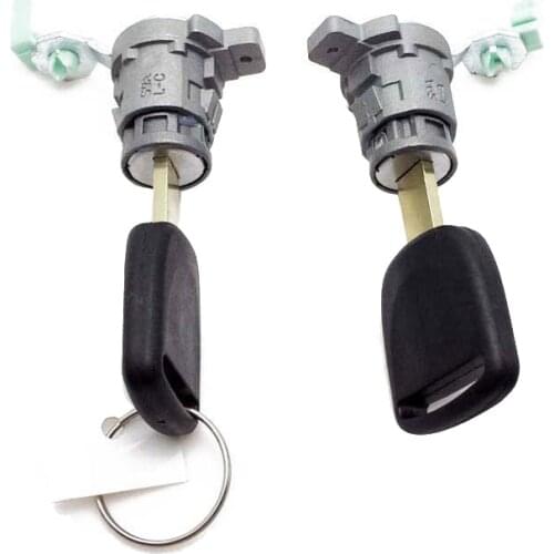 Left & Right Door Lock Cylinder With 2 Keys For 2003-2011 Honda Accord Civic Odyssey S2000 CR-V 72185-S9A-013