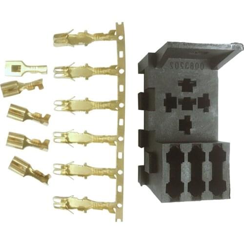 For Car Rv Yacht Relay & 3 Fuse Base Kit - 4, 5 Pin & Flasher Relays Ato Fuses Holder Socket Box