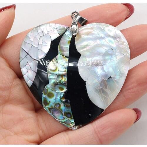 Natural Shell Pendant Mother of Pearl Shell Pendant for Charms Jewelry Making DIY Women Necklace Supplies