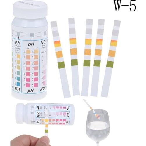50 Strips 5 in 1 Swimming Pool Spa Water Test Strips Nitrate Nitrite PH Hardness