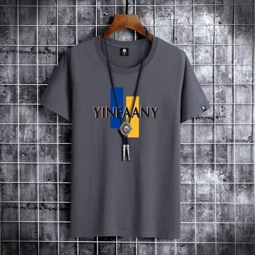 2021 NEW Letter Printing 100% cotton Men T Shirt Hip-Hop Cotton T-shirt O-neck Summer Male Causal Tshirts Fashion Loose Tees D11