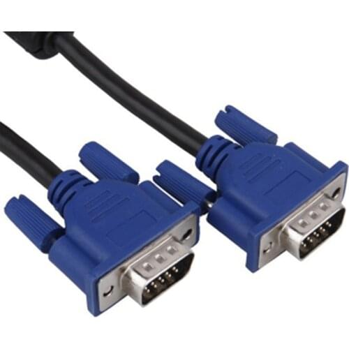 1.5M VGA cable to connect the host computer monitor cable SVGA 15-pin Male To Male Connector Cable for PC TV