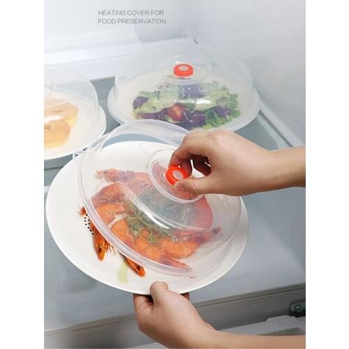 Fridge Fresh-keeping Cover For Microwave Heating Oil Cover Plastic Lid Plate Cover Silicone Hot Dish Cover Kitchen Sealing Cover