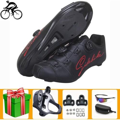 SIDEBIKE New Road Cycling Shoes Men Sneakers Self-Locking Ultralight Breathable Bicicleta Non-Slip Professional Bicycle Racing