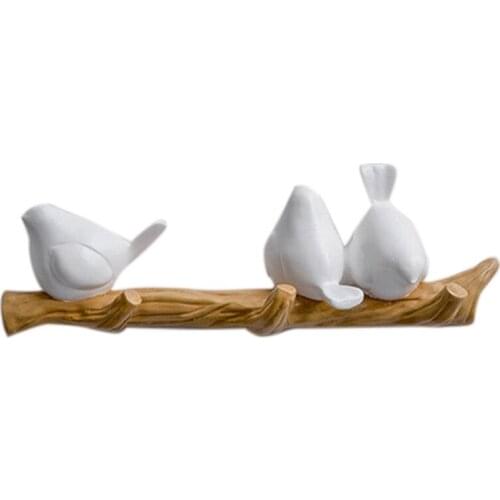 Wall Bird Coat and Hat Key Hook Wall Hanging Ins Room Living Room Wall Decoration Storage Pendant