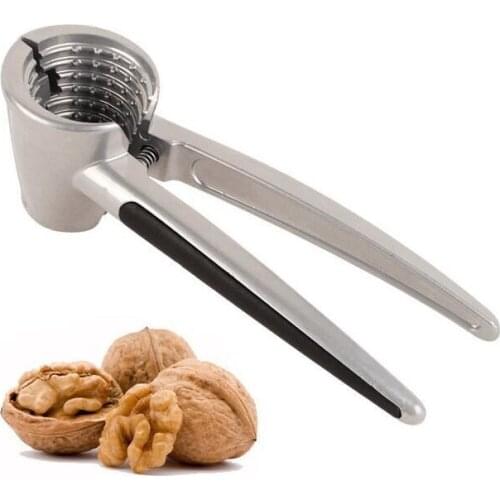 Nutcracker aluminum home Walnut pliers nut holder funnel kitchen tools Masher Nut Peanut Walnut Presser Sheller