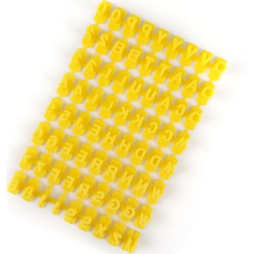 Stamp Plastic Alphabet Biscuit Mold Cookie Plunger Cutter Pastry Decorating Food Fondant Baking Mould Tools Alphanumeric Symbol