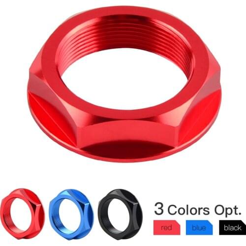 NICECNC Steering Stem Top Yoke Nut For Honda CR125R CR250R 2001-2007 CRF250R CRF450R 2004-2018 CRF250X CRF450X 2005-2017