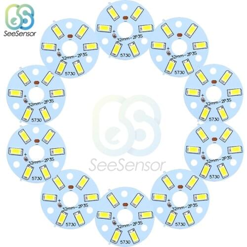 10pcs 3W 5730 White LED Emitting Diode Brightness SMD Light Board LED Lamp Panel For Ceiling PCB for Light Bulb Fixtures