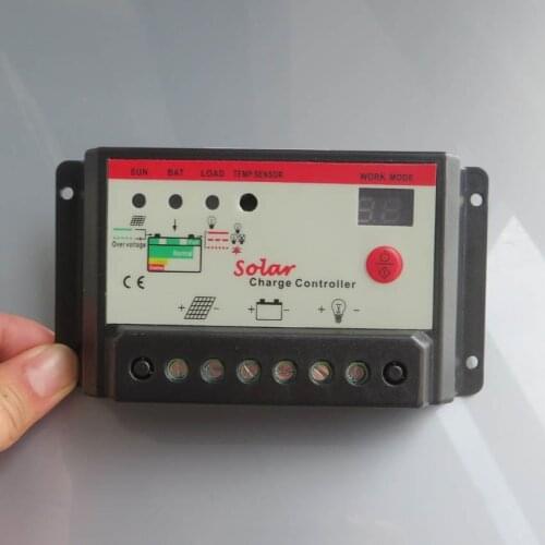 10A 12v/24v automatic conversion LED solar panels street light household charging system controller