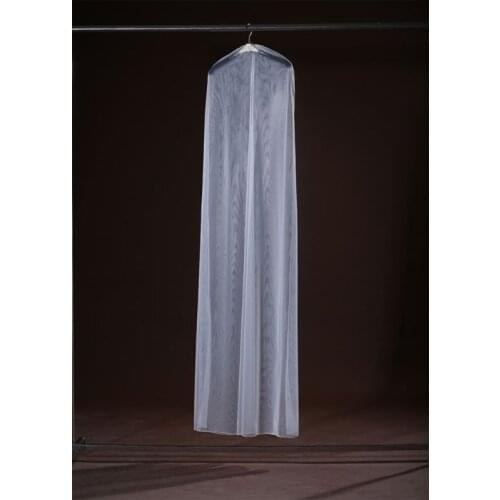 160/180cm Extra Large Soft Cloth Wedding Dress Dustproof Cover Pullover Thin Bride Gown Storage Bag Foldable Clothes Protector