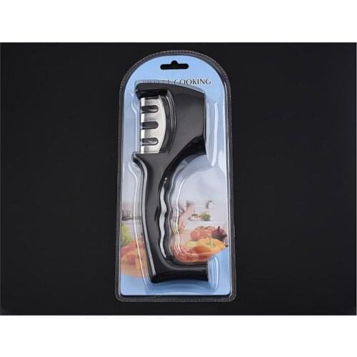 3 In 1 Stainless Steel Scissors Tools Diamond Sharpening Whetstone Stone Non-Slip Knife Sharpener knife stone