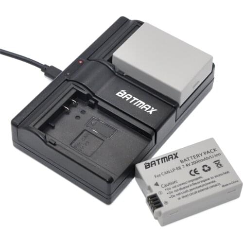 2Pcs LP-E8 LP E8 LPE8 Camera Battery + Charger For Canon EOS 550D 600D 650D 700D X4 X5 X6i X7i Rebel T2i T3i T4i T5i LC-E8 Cam