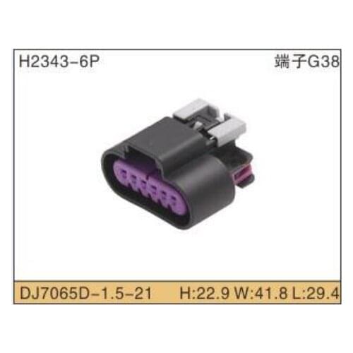 Free shipping 5/10pcs 6pin auto waterproof 6 position sensor wiring harness connector 15326829/15397577