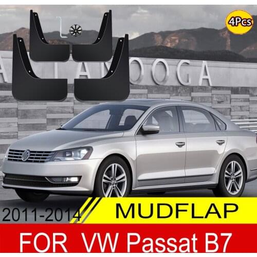 For VW Passat B7 2011-2014 Sedan Mudflaps Splash Guards Mud Flap Mudguards Durable All-newFender Front Rear 2012 2013Set