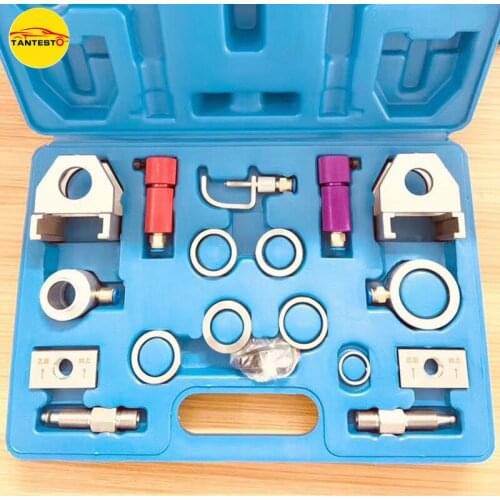 For Bosch Denso Cummins Diesel Common Rail Injector Fixture Oil Return Clamp Tool Sets