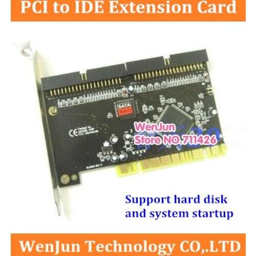 PCI to IDE expansion card IDE Hard Disk CD-ROM Extension Card Array Card support Win7 Hard Disk/System Start CD-ROM SIL0680