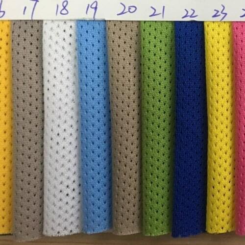 Low elastic all sky star mesh bird eye mesh sportswear lining shoes and hats luggage mesh fabric wholesale