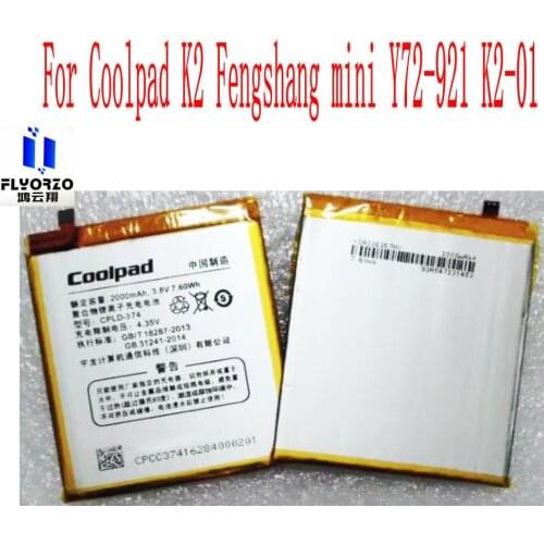 New 3.8V High Quality 2000mAh CPLD-374 Battery For Coolpad K2 Fengshang mini Y72-921 K2-01 Mobile Phone