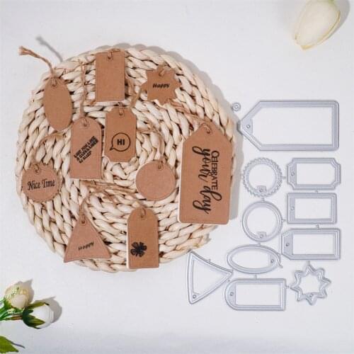 2021 New Arrival Label Arrow Circle Metal Cutting Dies For DIY Scrapbooking/photo Album Decorative Embossing DIY Paper Cards Cut
