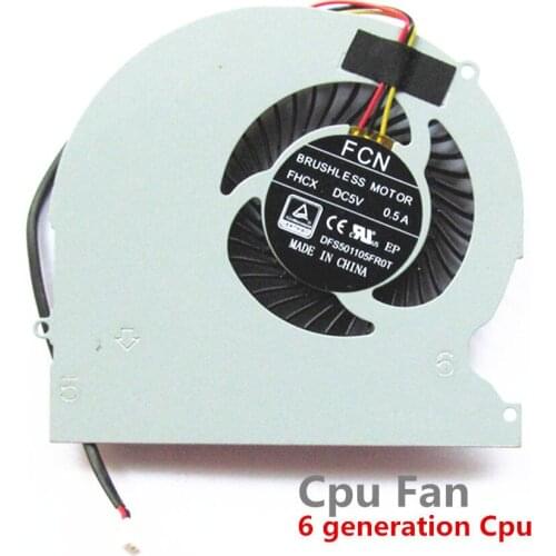 New Original Cpu Fan For Clevo Eluktronics Sager 8156 8157 Gaming Laptop Cpu Cooling Fan