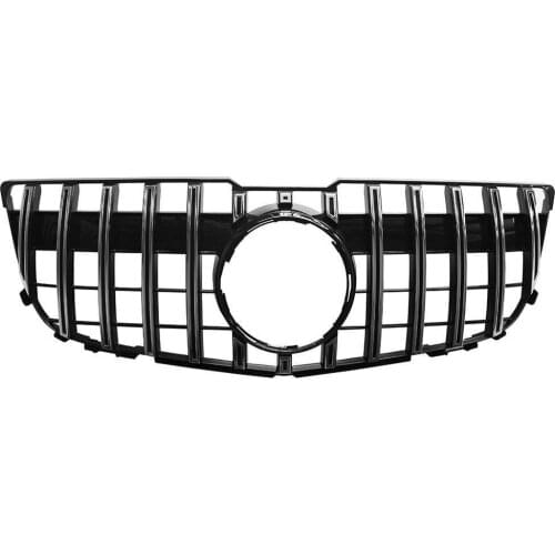 For Mercedes-Benz GLK Class X204 2013 2014 2015 SUV GLK250 GLK300 GLK350 Front Grille Mesh Vent Bumper Upper Grill Accessories