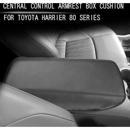 Car Center Console Lid Armrest Box Leather Protective Cover Cushion Pad for Toyota Harrier 80 Series