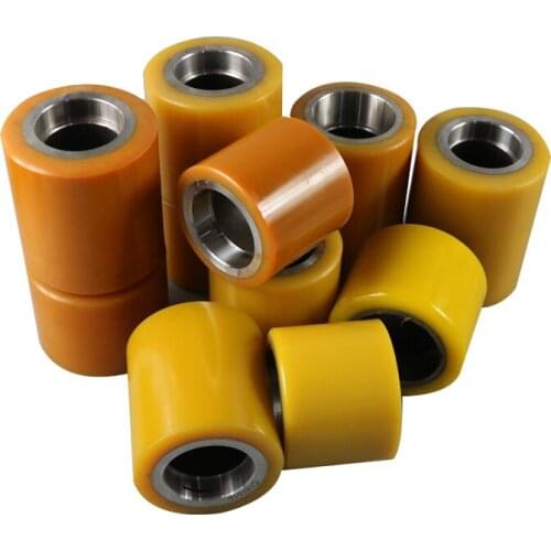 Polyurethane front wheels of electric pallet trucks, load-bearing wheels of pallet trucks, forklift parts
