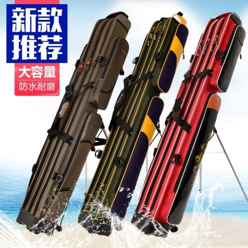 Fishing tackle package 1.25m three-layer fishing tackle package two-layer fishing bag 1.2m fishing rod package