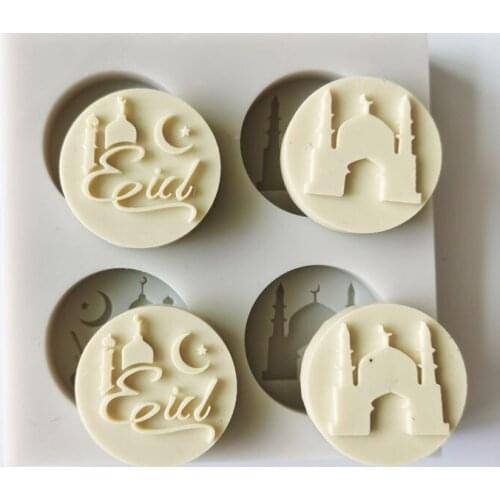 4-hole Fondant Cake Silicone Mold Baking Accessories Chocolate Mold Soap Making Supplies Resin Mould Silicone Molds for Crafts