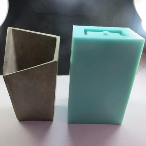 SN0015 Silicone Cement Lamp Concrete Mold Lampshade DIY Irregular Geometry Mould PRZY Eco-friendly FDA,EEC,LFGB,CIQ,CE / EU,SGS
