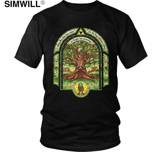 The Great Deku Tree Tshirt Cool Design Soft Cotton T-Shirt Mens Short Sleeves O Neck Graphic Tee Tops Big Size Clothing