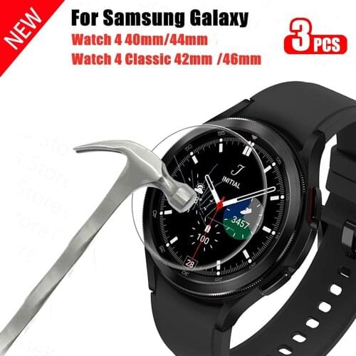 For Galaxy Watch 4 Classic 46mm 42mm Tempered Glass For Samsung Galaxy Watch 4 40mm 44mm Screen Protector Protective Glass Films