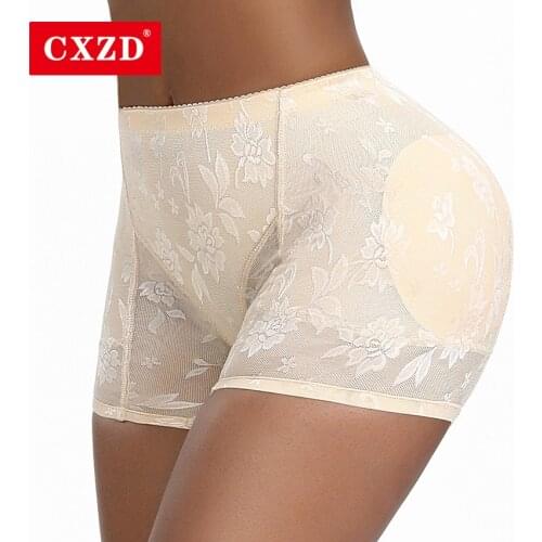 CXZD Women Shaper Padded Butt Lifter Panty Butt Hip Enhancer Fake Hip Shapwear Briefs Push Up Panties Plus Size Booty Shorts