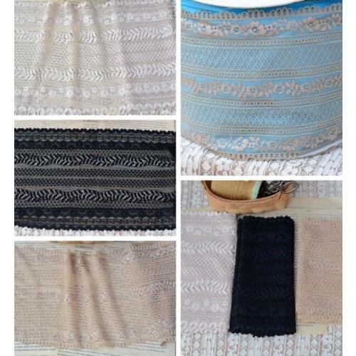 1 Meter 3 Colors Lace Fabric Embroidered Sewing Supplies Ribbon Lace Trim Dress DIY Garment Curtains Accessories