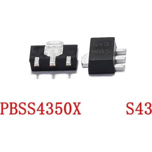 10pcs PBSS4350X SOT89 S43 SOT-89 PBSS4350