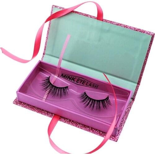 100pcs 3D Mink Eyelashes with transparent circle tray not box Hand Made Full Strip Lashes Mink False Eyelashes Makeup set