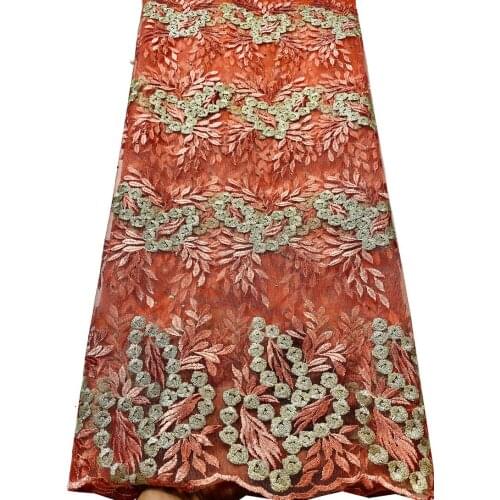 African lace fabric 2021 high quality lace With Stones African French Net Lace Fabric Embroidered Tulle Mesh Lace Fabric YLL3340