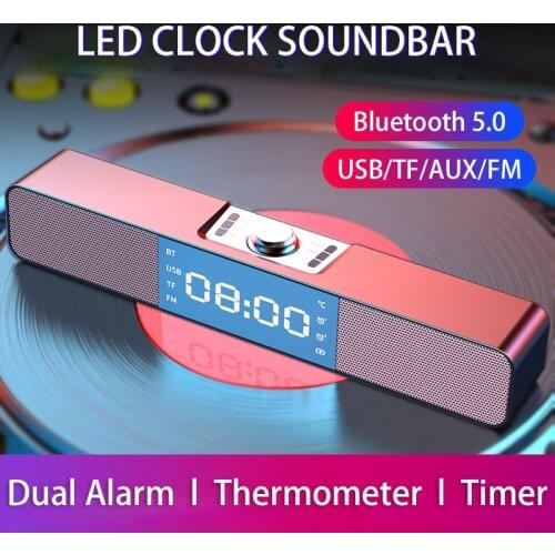 Soundbar TV Bluetooth Speaker Portable Sound Bar FM Radio Computer Speakers Blutooth Altavoces Parlante Barra De Sonido LED