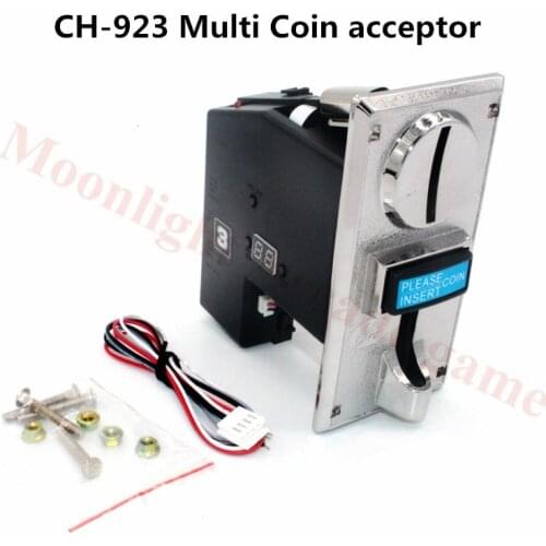 CH-923 Intelligent Multi Coin acceptor Programmable Electronic Coin selector for Arcade game machine