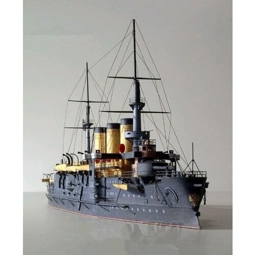 Scale 1:250 Czarist Russia Battleship Oslabya 3D Paper Craft Model Ship PAPER MODEL KIT Puzzles Handmade Toy DIY