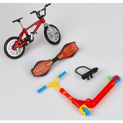 Mini Scooter Two Wheel Scooter Childrens Educational Toys Finger Scooter Bike Fingerboard Skateboard