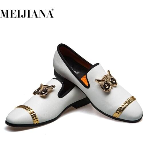 MEIJIANA New Design Men Loafers Suede Leather Moccasins Dress Loafer Shoes Slip-on Genuine Leather Loafers Mens Shoes