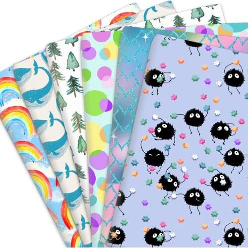 Cartoon 50*145cm or 50*45cm Double Brushe/4 Ways Stretch Knit Fabric Material Patchwork Sewing Fabric Quilt Needlework DIY Cloth