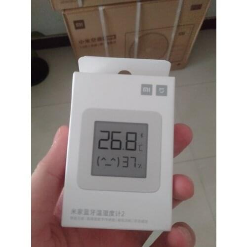 Original Xiaomi Mijia Bluetooth Thermometer 2 Wireless Smart Electric Digital Hygrometer Thermometer Work with Mijia APP