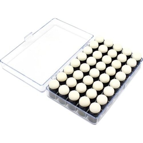 High Quality 40pcs/lot Finger Daubers Foam With Plastic Box Drawing Sponge Foam Finger Chalk Ink Finger Painting Craft Set