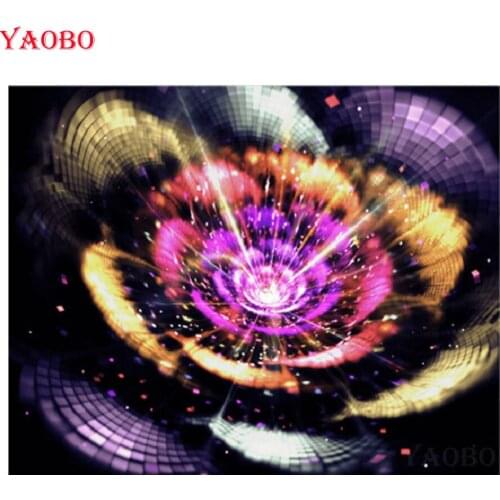 Full square/Round drill Diamond embroidery Abstract flower 5D DIY diamond Painting Cross Stitch Rhinestone Mosaic wedding decor